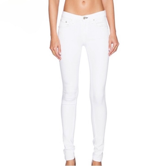 MSRP $195 Rag & Bone Blanc Skinny Jeans Size 30 - Picture 5 of 16